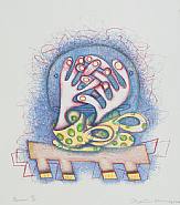 Elizabeth Murray - Something © Gemini G.E.L. and the Artist (Prints and Multiples) h: 16 x w: 14 in / h: 40.6 x w: 35.6 cm