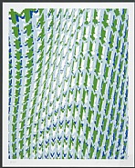 Jonathan Borofsky - Human Structures and the Light of Consciousness #2 (Prints and Multiples) h: 52.5 x w: 42 in / h: 133.4 x w: 106.7 cm