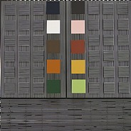 Jesús Rafael Soto - Color Vertical (Paintings) h: 40.1 x w: 40.1 in / h: 101.9 x w: 101.9 cm