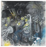 Roberto Matta - Ouvre le Feu (Paintings) h: 205.4 x w: 203.5 cm / h: 80.9 x w: 80.1 in