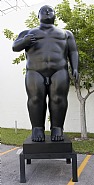 Fernando Botero - Adan (Sculptures) h: 136 x w: 67 x d: 42 in / h: 345.4 x w: 170.2 x d: 106.7 cm