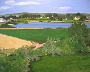 Jane Freilicher - Bright Day (Paintings) h: 32 x w: 40 in / h: 81.3 x w: 101.6 cm
