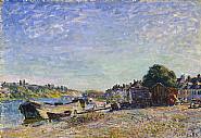Alfred Sisley - Les Bords du Loing a Saint Mammes (Paintings)