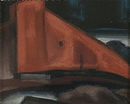 Oscar Florianus Bluemner - Columbia Street (Works on Paper (Drawings, Watercolors etc.)) h: 3.8 x w: 4.8 in / h: 9.7 x w: 12.2 cm