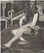 Richard Diebenkorn - Untitled (Works on Paper (Drawings, Watercolors etc.)) h: 17 x w: 14 in / h: 43.2 x w: 35.6 cm