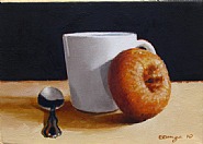 Ralph Goings - Dunker (Paintings) h: 5 x w: 7 in / h: 12.7 x w: 17.8 cm