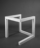 Sol LeWitt - Incomplete Open Cube (Sculptures) h: 40 x w: 40 x d: 40 in / h: 101.6 x w: 101.6 x d: 101.6 cm