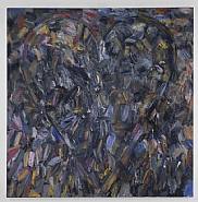 Jim Dine - Delphinium Nights (Paintings) h: 84 x w: 84 in / h: 213.4 x w: 213.4 cm