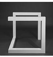 Sol LeWitt - Incomplete Open Cube 7/31 (Sculptures) h: 40 x w: 40 x d: 40 in / h: 101.6 x w: 101.6 x d: 101.6 cm