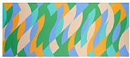 Bridget Riley - Turquoise and Others (Paintings) h: 46 x w: 108 in / h: 116.8 x w: 274.3 cm