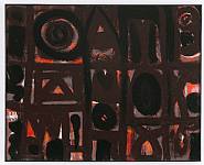 Adolph Gottlieb - Night Forms (Paintings) h: 24 x w: 30 in / h: 61 x w: 76.2 cm