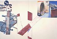 Robert Rauschenberg - Plank (Mixed Media)