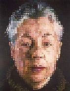 Chuck Close - Lynda (Paintings) h: 108.5 x w: 84 in / h: 275.6 x w: 213.4 cm