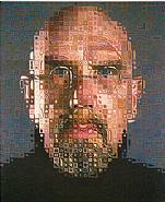 Chuck Close - Self Portrait (Paintings) h: 102 x w: 84.5 in / h: 259.1 x w: 214.6 cm