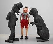 Jim Dine - Two Thieves, One Liar (Sculptures)