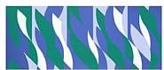 Bridget Riley - Silver Panting (Painting with Verticals, Cadence 3) (Paintings)