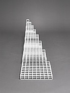 Sol LeWitt - Horizontal Progression #7 (Installations) h: 18.4 x w: 81.5 x d: 18.4 in / h: 46.7 x w: 207 x d: 46.7 cm