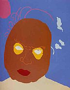 Gary Hume - Francis (Works on Paper (Drawings, Watercolors etc.)) h: 42.4 x w: 34.5 in / h: 107.7 x w: 87.6 cm