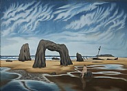 George Copeland Ault - Memories of the Coast of France, 1944