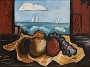 Marsden Hartley - Sea Window, New England (Paintings) h: 12 x w: 16 in / h: 30.5 x w: 40.6 cm