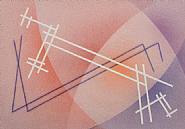Raymond Jonson - Watercolor No. 34 / Improvisation (Works on Paper (Drawings, Watercolors etc.)) h: 19 x w: 27 in / h: 48.3 x w: 68.6 cm