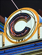 Robert Cottingham - An American Alphabet:C (Prints and Multiples) h: 3.8 x w: 24.5 in / h: 9.7 x w: 62.2 cm