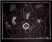 Irene Rice Pereira - Revolving Seed (Myth 1) (Works on Paper (Drawings, Watercolors etc.)) h: 13.8 x w: 17.2 in / h: 35.1 x w: 43.7 cm