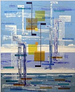 Irene Rice Pereira - Untitled (Paintings) h: 50.8 x w: 40 in / h: 129 x w: 101.6 cm