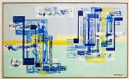 Irene Rice Pereira - Untitled (Paintings) h: 30 x w: 50 in / h: 76.2 x w: 127 cm