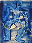 Irene Rice Pereira - Air (Works on Paper (Drawings, Watercolors etc.)) h: 23.5 x w: 18.5 in / h: 59.7 x w: 47 cm