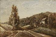 Ralph Albert Blakelock - Bloomingdale Road (Paintings) h: 16 x w: 24.2 in / h: 40.6 x w: 61.5 cm