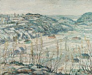 Ernest Lawson - Upper New York City (Paintings) h: 24.9 x w: 30 in / h: 63.2 x w: 76.2 cm