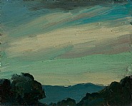 Robert Henri - Evening Sky (Paintings) h: 4.9 x w: 6.4 in / h: 12.4 x w: 16.3 cm