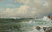 William Trost Richards - After a Storm (Paintings) h: 19.8 x w: 32.3 in / h: 50.3 x w: 82 cm