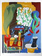 Jacob Lawrence - Supermarket-Flora (Prints and Multiples) h: 35 x w: 26.8 in / h: 88.9 x w: 68.1 cm