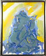 Elaine de Kooning - Bacchus (Paintings) h: 14.5 x w: 11.5 in / h: 36.8 x w: 29.2 cm