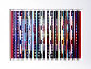 Yaacov Agam - Midnight Blue (Mixed Media) h: 26.5 x w: 35 in / h: 67.3 x w: 88.9 cm