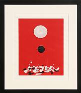 Adolph Gottlieb - Crimson Ground (Prints and Multiples) h: 24 x w: 19 in / h: 61 x w: 48.3 cm