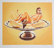 Mel Ramos - Banana Split (Prints and Multiples) h: 36 x w: 40 in / h: 91.4 x w: 101.6 cm