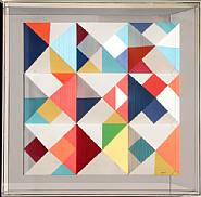 Yaacov Agam - Nines (Prints and Multiples) h: 40 x w: 45 x d: 13 in / h: 101.6 x w: 114.3 x d: 33 cm
