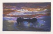 Jules Olitski - Luminous Dawn (Prints and Multiples) h: 24.5 x w: 35 in / h: 62.2 x w: 88.9 cm