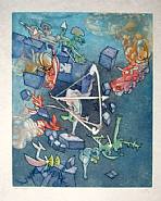 Roberto Matta - Hom'mere III - L'Ergonaute (Prints and Multiples)