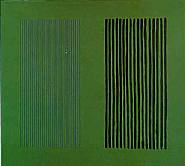 Gene Davis - Green Giant (Works on Paper (Drawings, Watercolors etc.)) h: 26 x w: 28.5 in / h: 66 x w: 72.4 cm