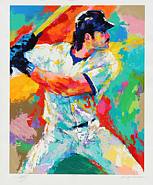 LeRoy Neiman - Mike Piazza (Prints and Multiples) h: 37 x w: 29.5 in / h: 94 x w: 74.9 cm