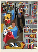 Jacob Lawrence - Schomburg Library (Prints and Multiples)
