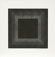 Richard Anuszkiewicz - Midnight Suite (Black with Silver) (Prints and Multiples)