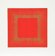 Richard Anuszkiewicz - : Summer Suite (Red with Gold II) (Prints and Multiples)