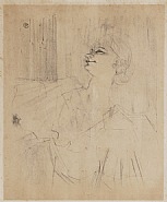 Henri de Toulouse-Lautrec - Yvette Guilbert - Menilmontant (Prints and Multiples) h: 13 x w: 10 in / h: 33 x w: 25.4 cm