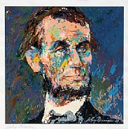 LeRoy Neiman - Abraham Lincoln (Prints and Multiples) h: 18 x w: 18 in / h: 45.7 x w: 45.7 cm