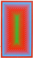 Richard Anuszkiewicz - Panel 34 (Prints and Multiples) h: 81 x w: 47 in / h: 205.7 x w: 119.4 cm